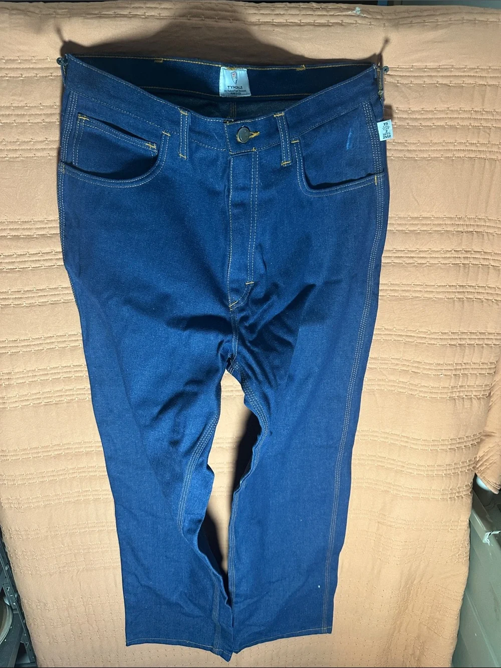 Men's Straight Jeans in Deep Blue Denim